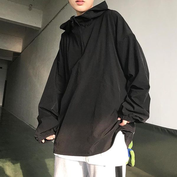 men's jackets spring and autumn high street trendy solid cargo coat men windproof pilot jacket male, Black;brown
men's jackets spring and autumn high street trendy solid cargo coat men windproof pilot jacket male, Black;brown