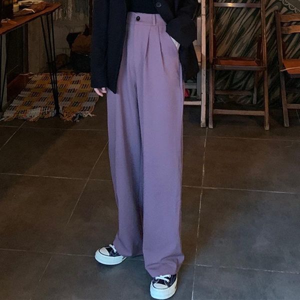 women's pants & capris lugentolo women suit wide leg loose high waist straight casual button full length fall fashion streetwear, Black;white
women's pants & capris lugentolo women suit wide leg loose high waist straight casual button full length fall fashion streetwear, Black;white