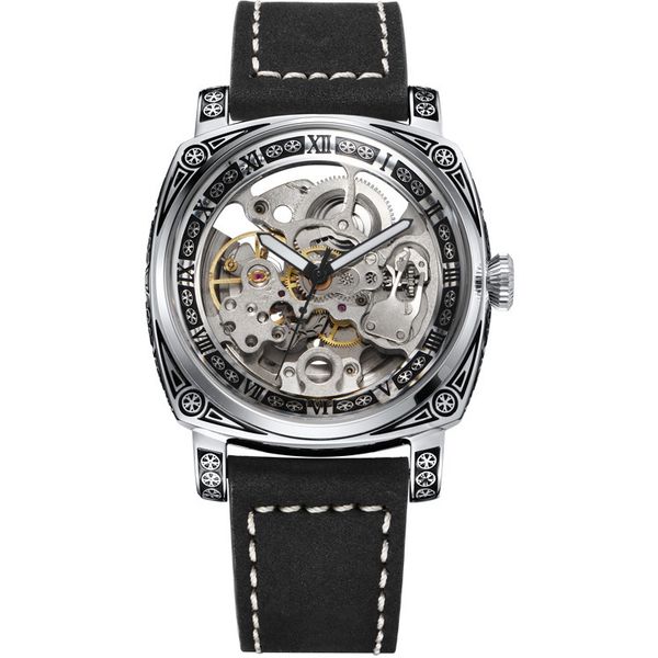 watch aiersh / elshi live broadcast automatic hollow out mechanical for business men, Slivery;brown
watch aiersh / elshi live broadcast automatic hollow out mechanical for business men, Slivery;brown