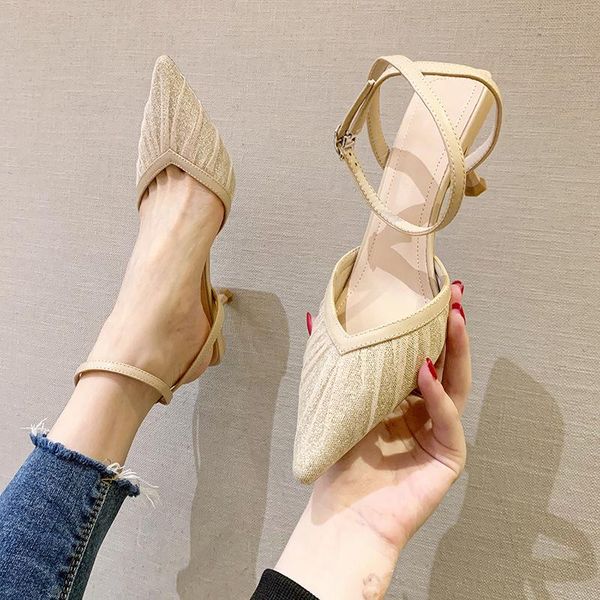lace denim women's buckle strap sandals with laces velvet shoes high heels suit female beige 2021 summer med suede high-heeled n, Black
lace denim women's buckle strap sandals with laces velvet shoes high heels suit female beige 2021 summer med suede high-heeled n, Black