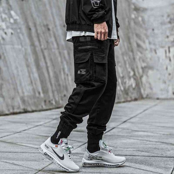 men's jeans fashion streetwear black multi pockets casual cargo pants overalls techwear hip hop joggers ankle banded trousers 2sg3, Blue
men's jeans fashion streetwear black multi pockets casual cargo pants overalls techwear hip hop joggers ankle banded trousers 2sg3, Blue