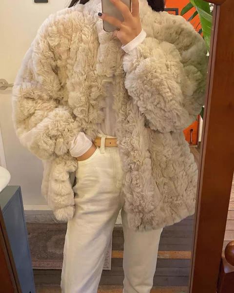 women's wool & blends winter thick warm fleece coat for women streetwear solid color woolen loose jacket ladies long sleeve faux fur ou, Black
women's wool & blends winter thick warm fleece coat for women streetwear solid color woolen loose jacket ladies long sleeve faux fur ou, Black