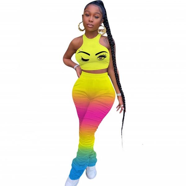 new two sets of women's eyes sleeveless harvest draped waist pants define rainbow fashion colors print sweatshirt q9yx, Gray
new two sets of women's eyes sleeveless harvest draped waist pants define rainbow fashion colors print sweatshirt q9yx, Gray