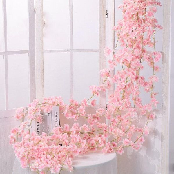 decorative flowers & wreaths 135 flower head 1pcs silk artificial cherry blossom rose vine wall hanging decoration rattan fake plant leaf wr
decorative flowers & wreaths 135 flower head 1pcs silk artificial cherry blossom rose vine wall hanging decoration rattan fake plant leaf wr