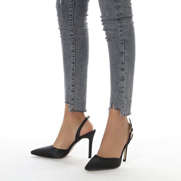 sandals women pointed toe stiletto solid color buckle high heels autumn's shoes plus size 35-41 wedding party 2021, Black
sandals women pointed toe stiletto solid color buckle high heels autumn's shoes plus size 35-41 wedding party 2021, Black