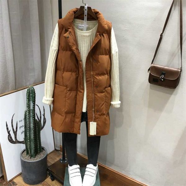 fashion slim fit long vest women thicken cotton padded winter sleeveless jacket waistcoat 211120, Black;white
fashion slim fit long vest women thicken cotton padded winter sleeveless jacket waistcoat 211120, Black;white