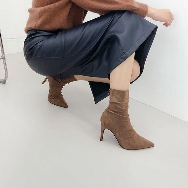 fashion high heels boot autumn woman shoes finger female stiletto foot size 33-42 boots hhna, Black
fashion high heels boot autumn woman shoes finger female stiletto foot size 33-42 boots hhna, Black
