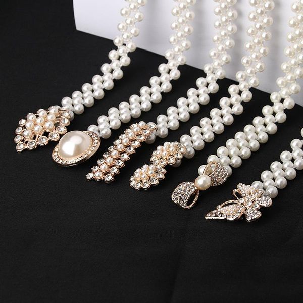 belts elegant women acrylic imitation pearl belt waist buckle chain female fashion girls dress lassie, Black;brown
belts elegant women acrylic imitation pearl belt waist buckle chain female fashion girls dress lassie, Black;brown