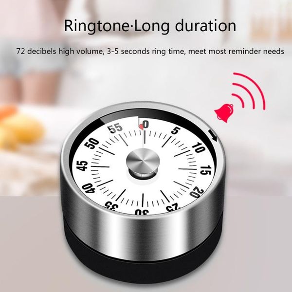 timers stainless steel visual timer mechanical kitchen 60-minutes alarm cooking with loud magnetic clock
timers stainless steel visual timer mechanical kitchen 60-minutes alarm cooking with loud magnetic clock