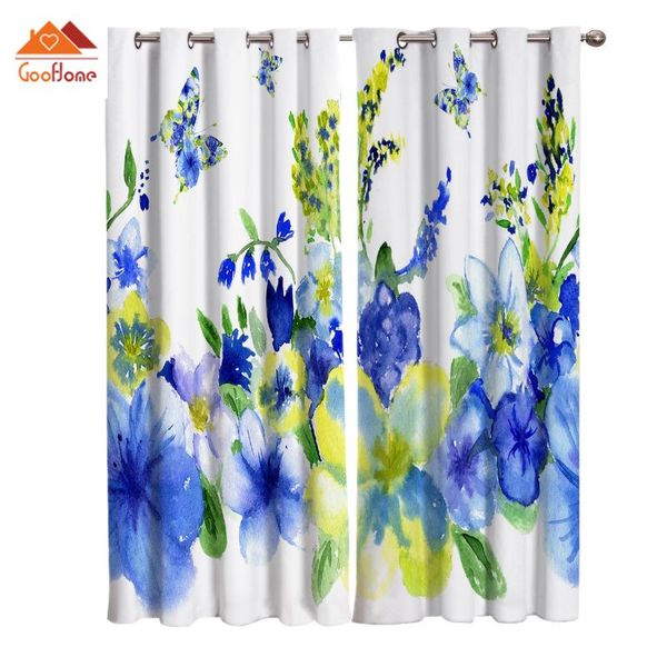 curtain & drapes blue watercolor flower window curtains living room outdoor fabric home decor
curtain & drapes blue watercolor flower window curtains living room outdoor fabric home decor