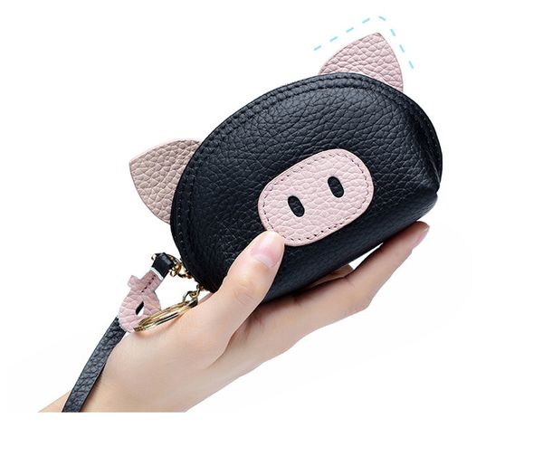 4 colors coin purse pig pattern ladies genuine leather zipper clutch wallets panelled women purse zipper wrist bag female coin purse bag, Red;black
4 colors coin purse pig pattern ladies genuine leather zipper clutch wallets panelled women purse zipper wrist bag female coin purse bag, Red;black
