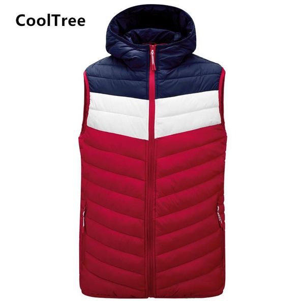 men's vests cooltree men vest autumn winter down cotton lightweight soft warm hooded waistcoat male stitching color sleeveless jackets, Black;white
men's vests cooltree men vest autumn winter down cotton lightweight soft warm hooded waistcoat male stitching color sleeveless jackets, Black;white