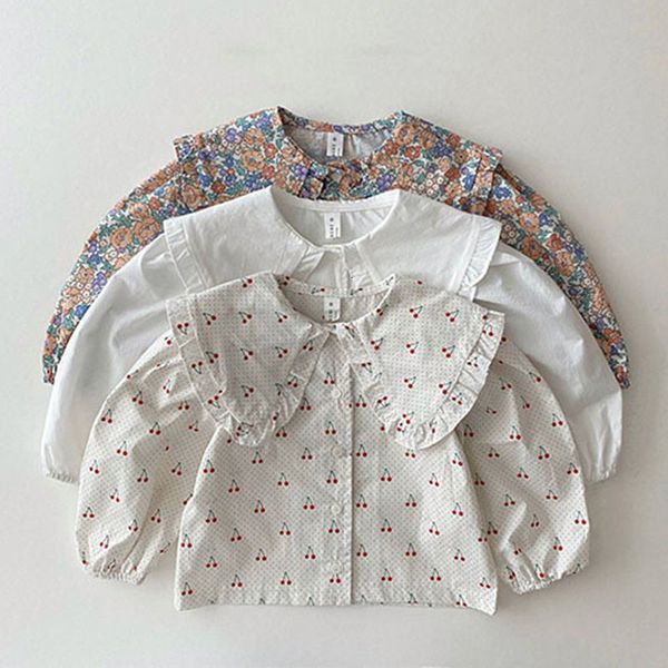 spring summer kids girl long sleeve cherry printing shirt infant baby newborn shirt clothes baby girl lace shirt, Blue
spring summer kids girl long sleeve cherry printing shirt infant baby newborn shirt clothes baby girl lace shirt, Blue