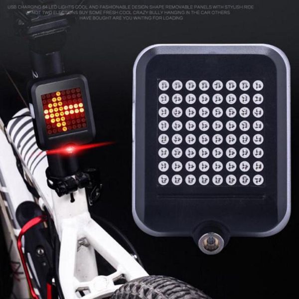 bike lights universal usb charged smart turn signal brake light warning led tail lamp
bike lights universal usb charged smart turn signal brake light warning led tail lamp
