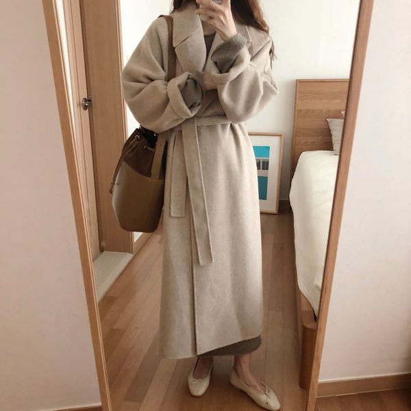 women's wool & blends lmq elegant women's wool coat, overcoat for women, solid color, long sleeve, loose, plus size, rrpf, Black
women's wool & blends lmq elegant women's wool coat, overcoat for women, solid color, long sleeve, loose, plus size, rrpf, Black