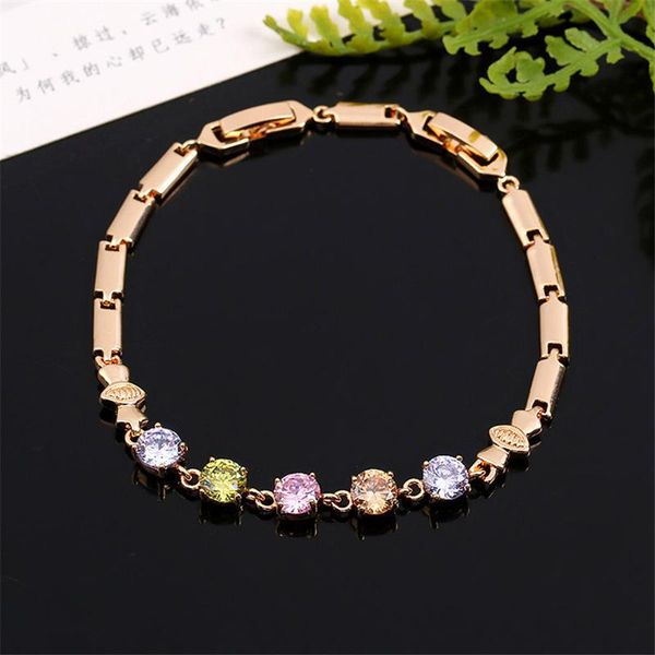 charm bracelets mix colour zircon bracelet 2021 trend korean style copper fashion contracted for women birthday present jewelry, Golden;silver
charm bracelets mix colour zircon bracelet 2021 trend korean style copper fashion contracted for women birthday present jewelry, Golden;silver