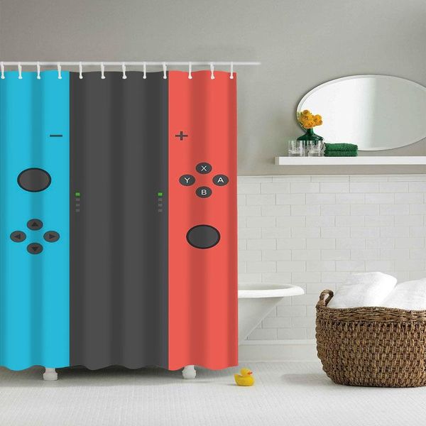 shower curtains printed bathroom curtain frabic waterproof gamepad remote control pattern bath home decor two-tone decorative
shower curtains printed bathroom curtain frabic waterproof gamepad remote control pattern bath home decor two-tone decorative