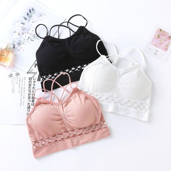 women's tanks & camis gkfnm 2021 summer style colorful crop push up bra women knit pink stretch fitness no rims padded tank hollow, White
women's tanks & camis gkfnm 2021 summer style colorful crop push up bra women knit pink stretch fitness no rims padded tank hollow, White