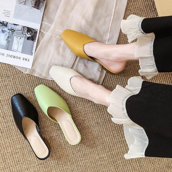 shoes woman 2021 shallow female slippers heeled mules cover toe med luxury slides square heel new high designer block fabric rub, Black
shoes woman 2021 shallow female slippers heeled mules cover toe med luxury slides square heel new high designer block fabric rub, Black