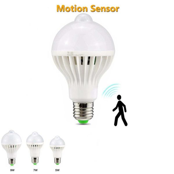 bulbs e27 motion sensor light bulb 5w 7w 9w smart pir led auto on/off night 85-265v
bulbs e27 motion sensor light bulb 5w 7w 9w smart pir led auto on/off night 85-265v