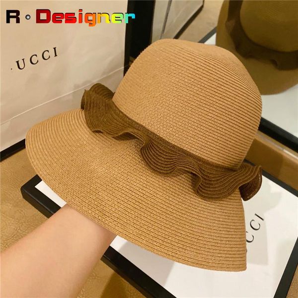 wide brim hats summer fashion hat ruffled big fisherman foldable breathable sunscreen sun seaside vacation beach, Blue;gray
wide brim hats summer fashion hat ruffled big fisherman foldable breathable sunscreen sun seaside vacation beach, Blue;gray
