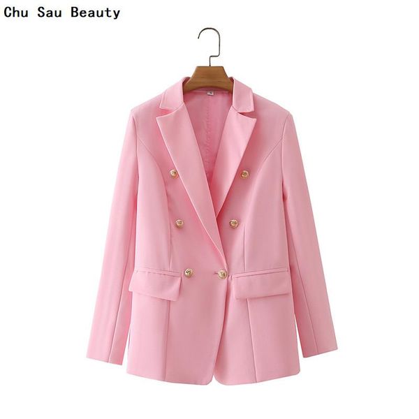 women's suits & blazers chu sau beauty 2021 elegant double-breasted casual sports coat autumn ladies office fashion pink suit jacket, White;black
women's suits & blazers chu sau beauty 2021 elegant double-breasted casual sports coat autumn ladies office fashion pink suit jacket, White;black