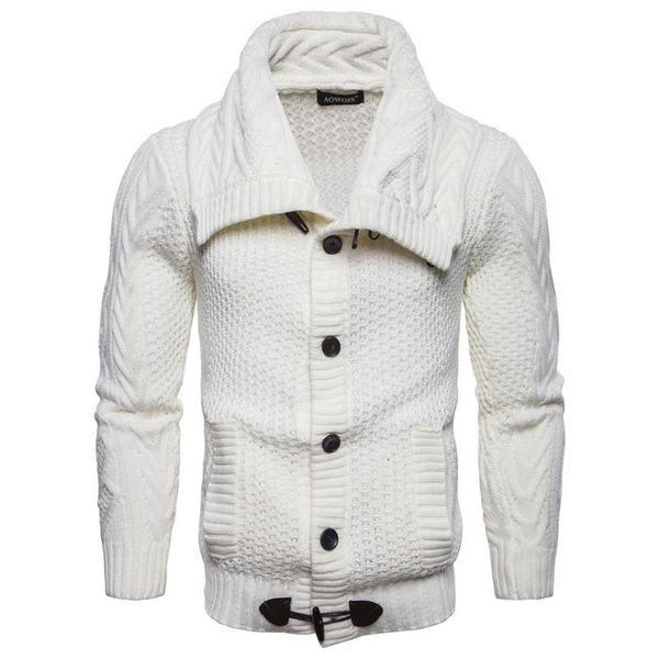 men's sweaters winter warm knitted sweater men button down coat cardigan hombre male autumn vintage casual sweatercoat dropship, White;black
men's sweaters winter warm knitted sweater men button down coat cardigan hombre male autumn vintage casual sweatercoat dropship, White;black