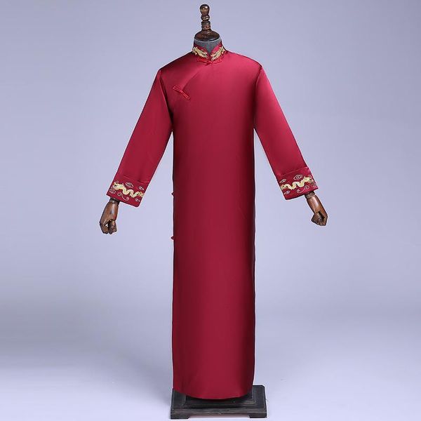 ethnic clothing red groomsman chinese wedding cheongsam traditional style groom man evening dress long gown qipao mens size s - xxl
ethnic clothing red groomsman chinese wedding cheongsam traditional style groom man evening dress long gown qipao mens size s - xxl