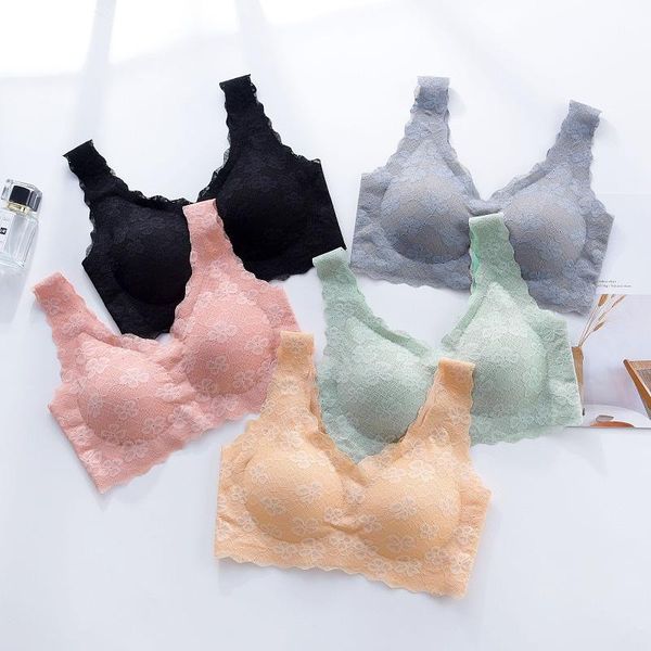 women bralette women soft comfortable vest lace floral printed sling wrap underwear back buckle padded sports bra for lady, White;black
women bralette women soft comfortable vest lace floral printed sling wrap underwear back buckle padded sports bra for lady, White;black