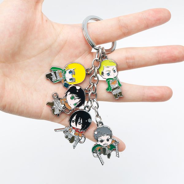 anime attack on titan cartoon figure pendant keychain wings of liberty rose shingeki enamel cosplay keyring keyholder jewelry, Silver
anime attack on titan cartoon figure pendant keychain wings of liberty rose shingeki enamel cosplay keyring keyholder jewelry, Silver