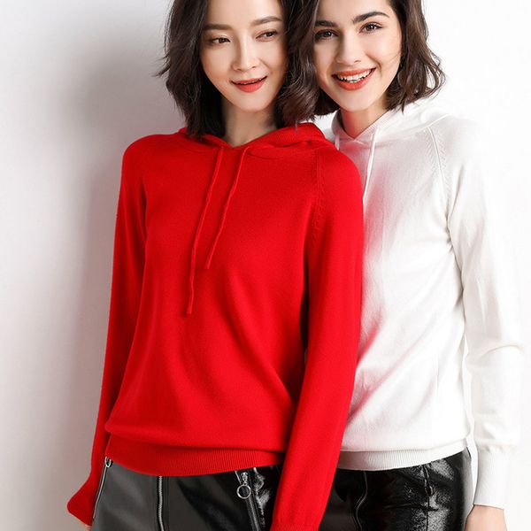 fall knitted hoodies pullovers womens cashmere sweaters ladies long sleeves comfort knitwear solid basic casual hooded s-3xl, White;black
fall knitted hoodies pullovers womens cashmere sweaters ladies long sleeves comfort knitwear solid basic casual hooded s-3xl, White;black