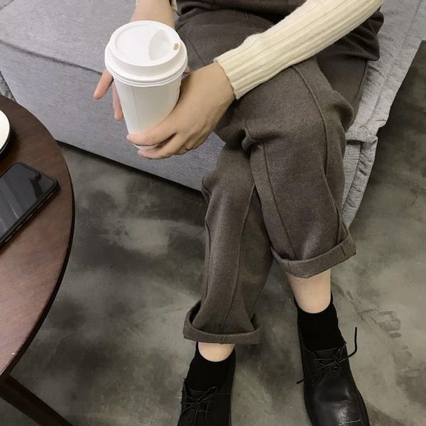 women's pants & capris women casual thicken harem winter loose solid high waist woolen vintage long trousers, Black;white
women's pants & capris women casual thicken harem winter loose solid high waist woolen vintage long trousers, Black;white