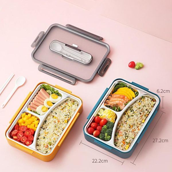 dinnerware sets 1pcs portable 304 stainless steel lunch box japanese style compartment bento kitchen leakproof container
dinnerware sets 1pcs portable 304 stainless steel lunch box japanese style compartment bento kitchen leakproof container