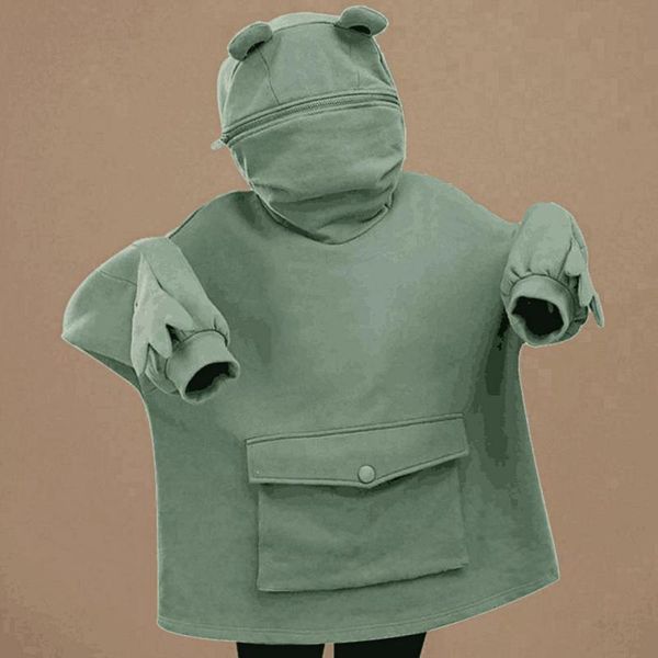 women's hoodies & sweatshirts women frog sweatshirt sweat animal cartoon hooded jacket overall autumn thick loose harajuku solid, Black
women's hoodies & sweatshirts women frog sweatshirt sweat animal cartoon hooded jacket overall autumn thick loose harajuku solid, Black