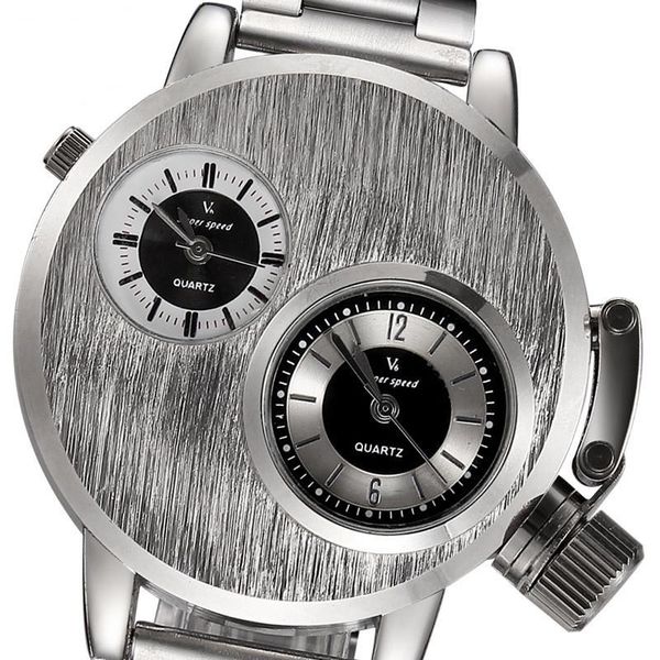 wristwatches watch men luxury mens stainless steel date military sport quartz analog wrist fashion relogio masculino #10, Slivery;brown
wristwatches watch men luxury mens stainless steel date military sport quartz analog wrist fashion relogio masculino #10, Slivery;brown