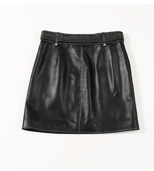 2021 korean style feminine fashion genuine skirt, thin female leather skirt for wholesale xbpq, Black
2021 korean style feminine fashion genuine skirt, thin female leather skirt for wholesale xbpq, Black