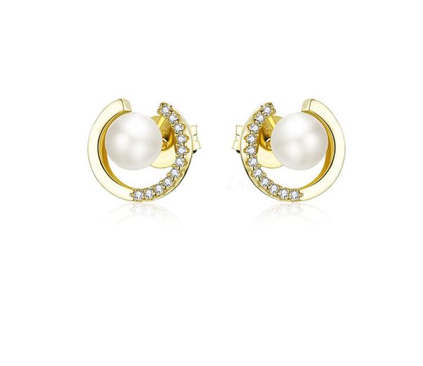 new 925 sterling silver pearl jewelry stud earrings for women gold plated sterling silver geometric engagement earring, Golden
new 925 sterling silver pearl jewelry stud earrings for women gold plated sterling silver geometric engagement earring, Golden