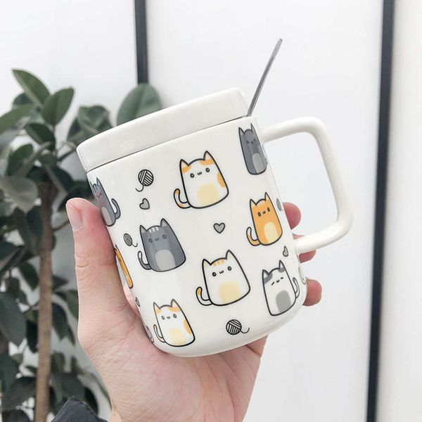 400ml personality creative cat ceramic cup cartoon cute with lid and spoon simple mug art small frh coffee mug
400ml personality creative cat ceramic cup cartoon cute with lid and spoon simple mug art small frh coffee mug