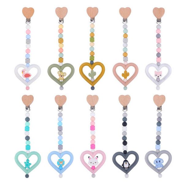 baby pacifier chain clips silicone teething beads cartoon food grade soother newborn teeth practice toys love natural wooden kids chew toy b
baby pacifier chain clips silicone teething beads cartoon food grade soother newborn teeth practice toys love natural wooden kids chew toy b