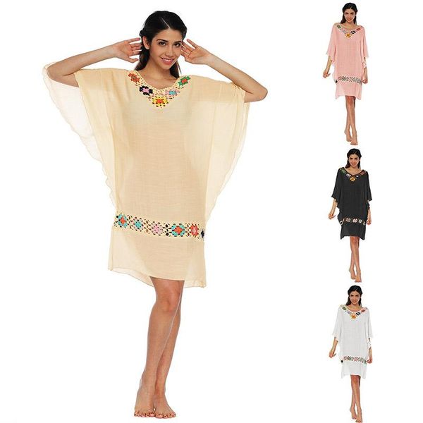 sarongs cover up crochet flower see-through beach tunic swimwear women summer bikini ups swim wear white dress, Blue;gray
sarongs cover up crochet flower see-through beach tunic swimwear women summer bikini ups swim wear white dress, Blue;gray