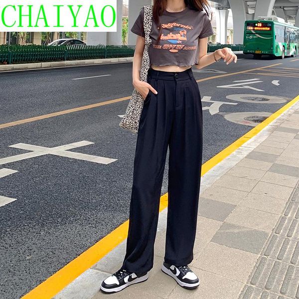 women's pants & capris thin high waist and black suit for women 2021 summer vertical white straight leg casual, Black;white
women's pants & capris thin high waist and black suit for women 2021 summer vertical white straight leg casual, Black;white