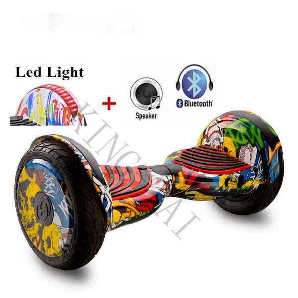 10 inch hoverboard with led + bluetooth+ speakers two wheels smart self balancing scooter electric skateboard giroskuter
10 inch hoverboard with led + bluetooth+ speakers two wheels smart self balancing scooter electric skateboard giroskuter