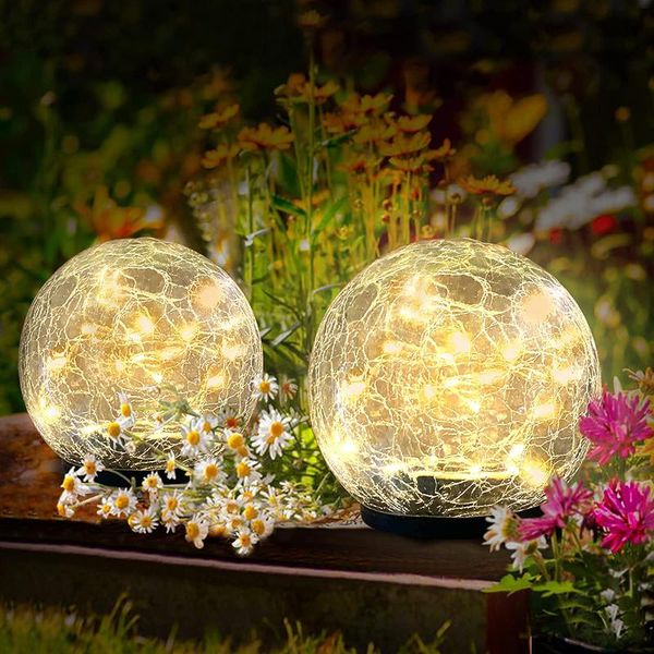 solar lamps garden light outdoor cracked glass ball lamp waterproof for lawn, sidewalk, pathway, patio decoration
solar lamps garden light outdoor cracked glass ball lamp waterproof for lawn, sidewalk, pathway, patio decoration