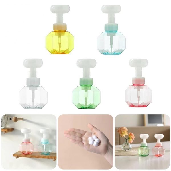 liquid soap dispenser 300ml flower shape foam foaming pump empty bottle plastic clear bath shower gel
liquid soap dispenser 300ml flower shape foam foaming pump empty bottle plastic clear bath shower gel