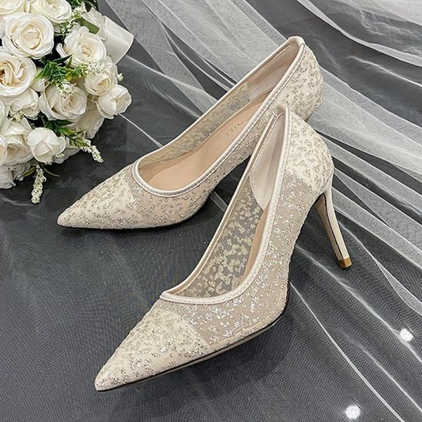 dress shoes summer style stiletto high heel lace pointed bridal wedding large size small wild banquet female sandals, Black
dress shoes summer style stiletto high heel lace pointed bridal wedding large size small wild banquet female sandals, Black