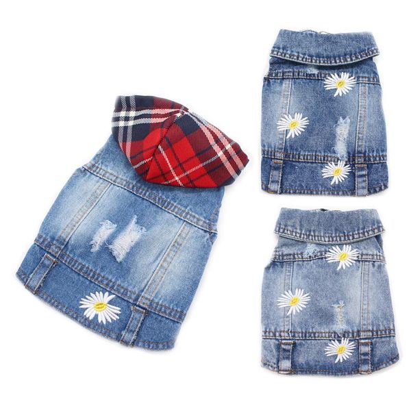 dog apparel 2021 daisy embroidery chihuahua clothes for small dogs yorkshire jeans vest plaid hoodie denim jacket pet costumes
dog apparel 2021 daisy embroidery chihuahua clothes for small dogs yorkshire jeans vest plaid hoodie denim jacket pet costumes