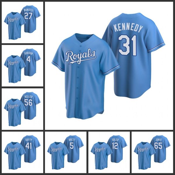 kansas city royals men alex gordon george brett whit merrifield salvador perez jorge soler replica alternate women youth jersey, Black
kansas city royals men alex gordon george brett whit merrifield salvador perez jorge soler replica alternate women youth jersey, Black
