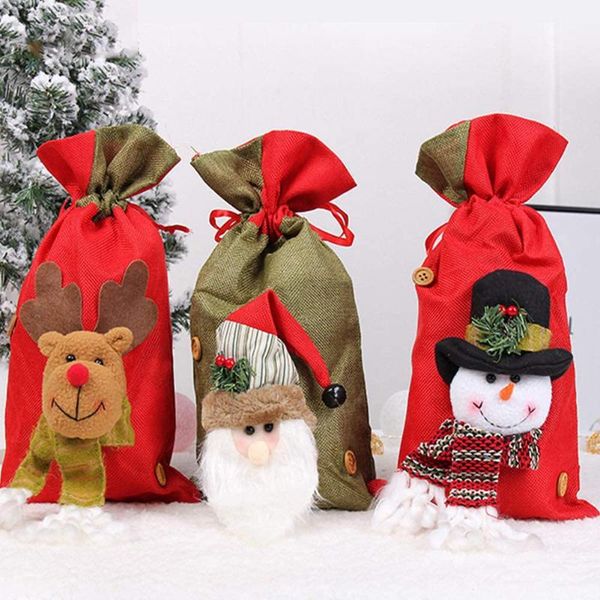 christmas decorations 3pcs candy gift bag children cartoon santa deer snowman drawstring pattern design pocket decoration
christmas decorations 3pcs candy gift bag children cartoon santa deer snowman drawstring pattern design pocket decoration