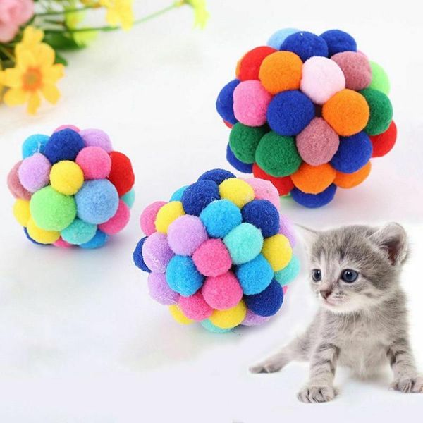 cat toys dropship pet ball toy colorful handmade bells bouncy balls catnip interactive supplies
cat toys dropship pet ball toy colorful handmade bells bouncy balls catnip interactive supplies