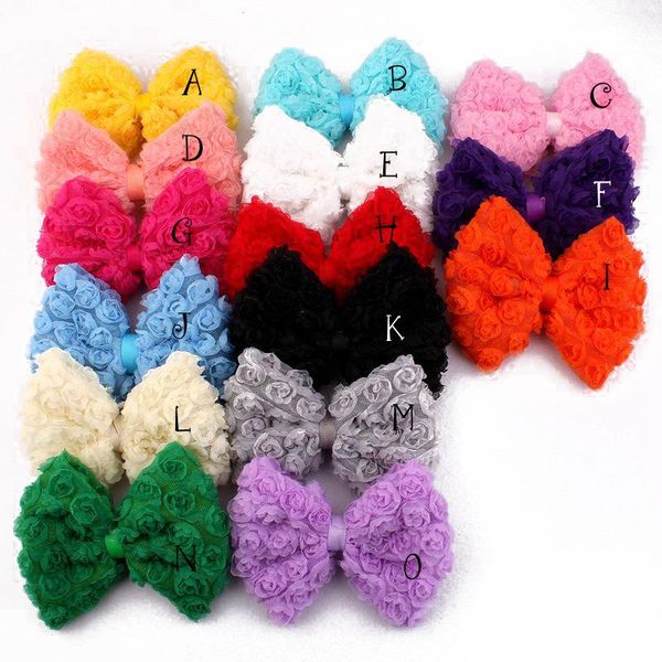 20pcs rosette bow triplex row chiffon rose classic flower bowknot solid hair bows newborn hair bows accessory without clips
20pcs rosette bow triplex row chiffon rose classic flower bowknot solid hair bows newborn hair bows accessory without clips